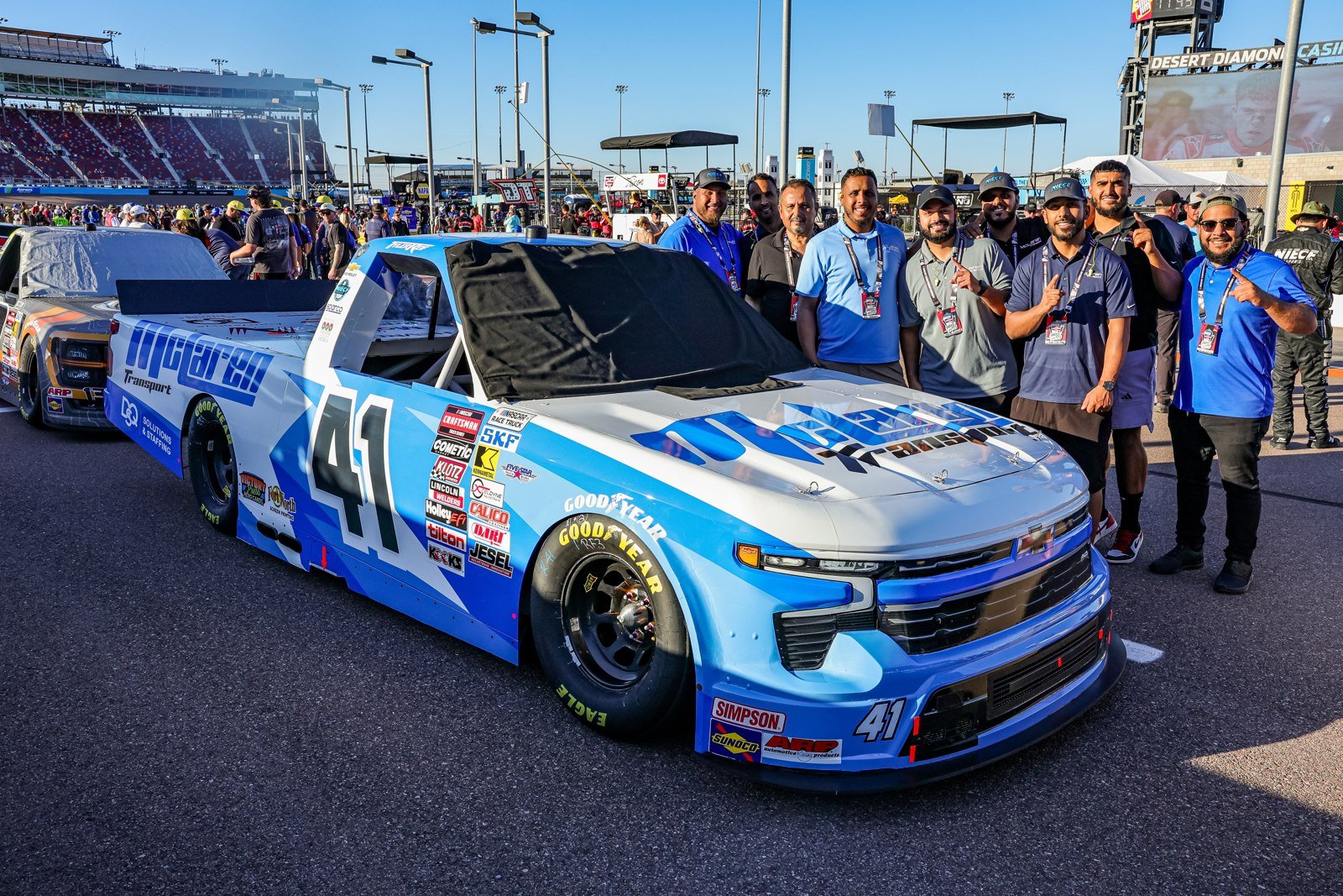 Trackside with the Niece Motorsports team
